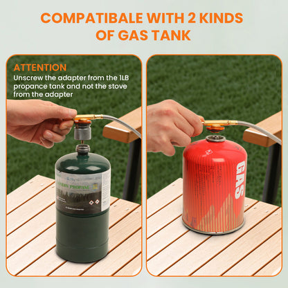 GEEKHOM Portable Camping Stove, 3800W, Windproof, Foldable, Outdoor Cooking